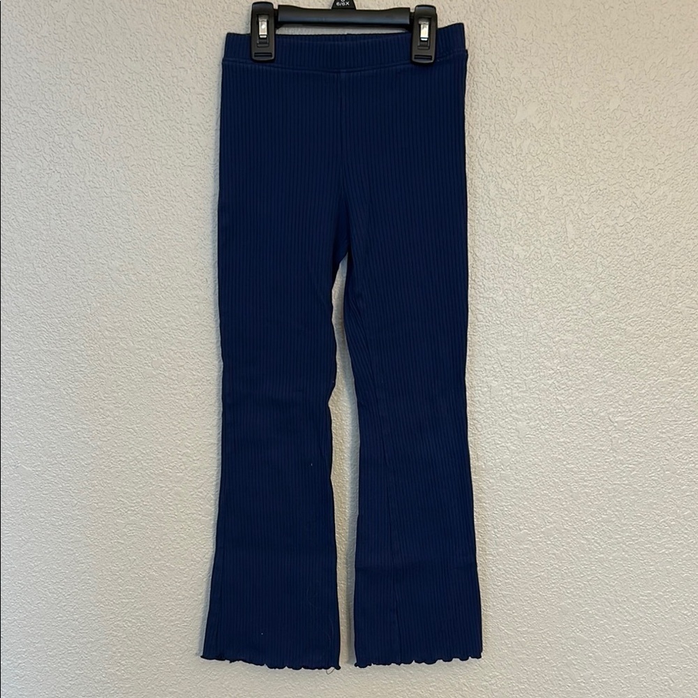 Navy Blue Kids Ribbed Bottoms